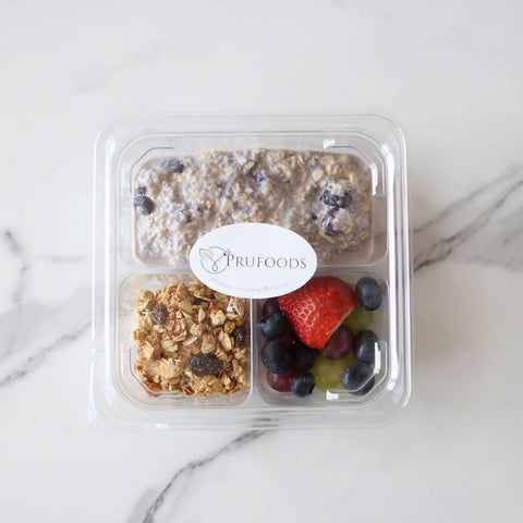 Blueberry Protein Overnight Oats